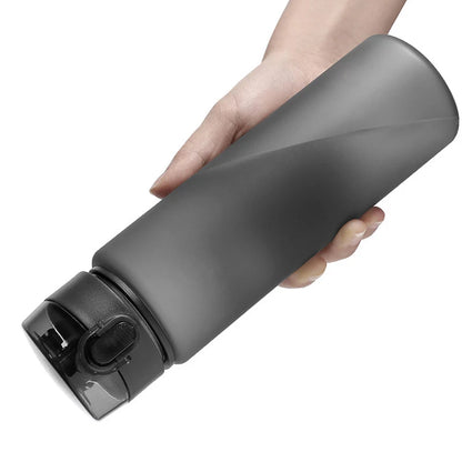 Gourde portable anti-fuite pour randonnée couleur grise