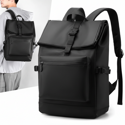 Intérieur du sac avec poches d'organisation pour ordinateur et téléphone