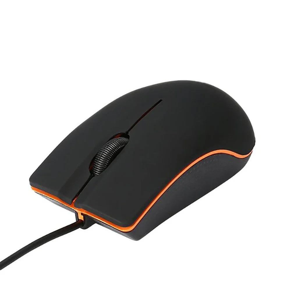 Souris USB filaire vue latérale