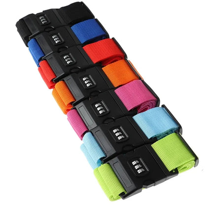 Sangle de valise en polyester avec verrouillage sécurisé