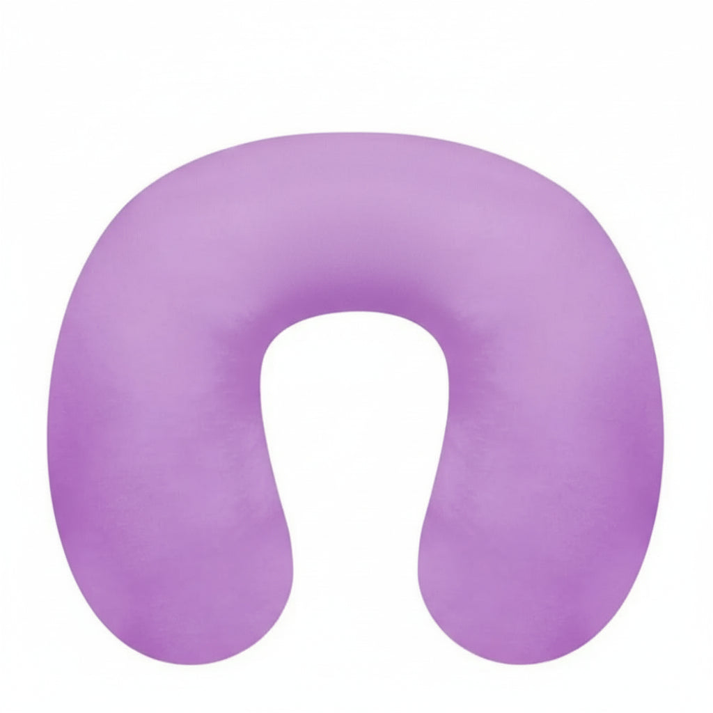 Coussin gonflable pour le cou en polyester coton