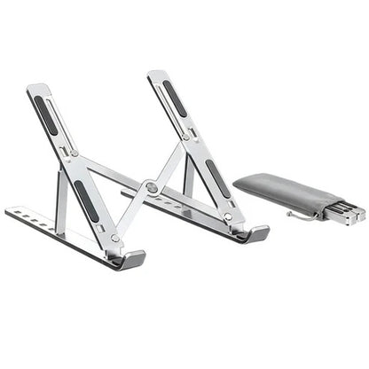 Support pliable en aluminium pour ordinateur portable et tablette