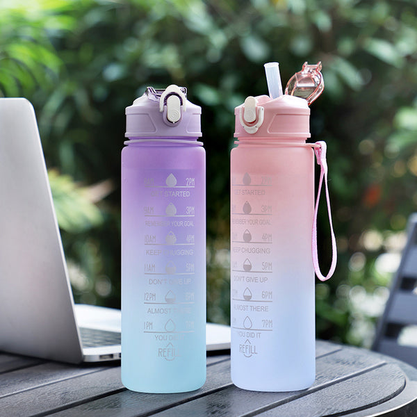 Gourde 900ml corps en PC vue arrière