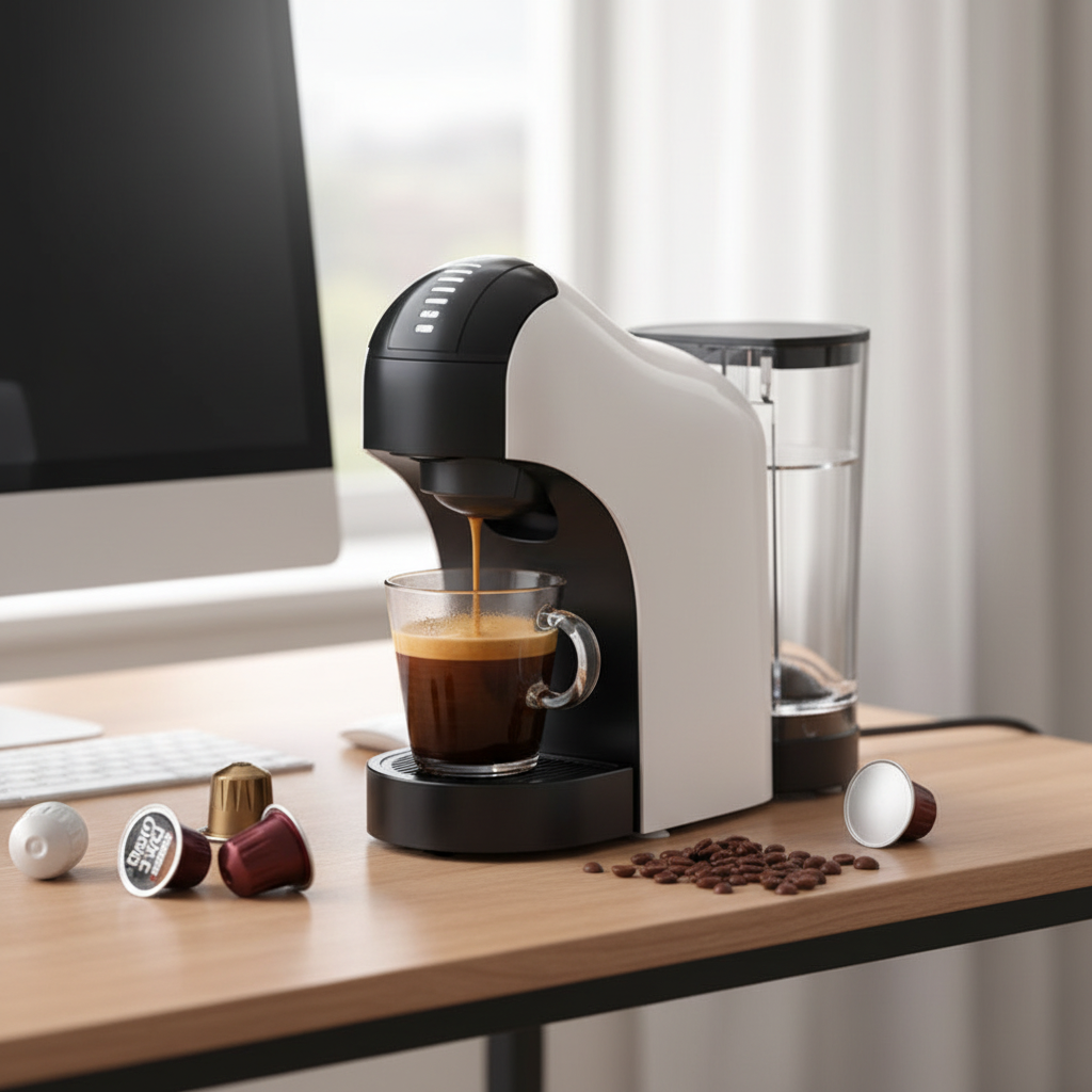 Machine à café manuelle avec contrôle de température