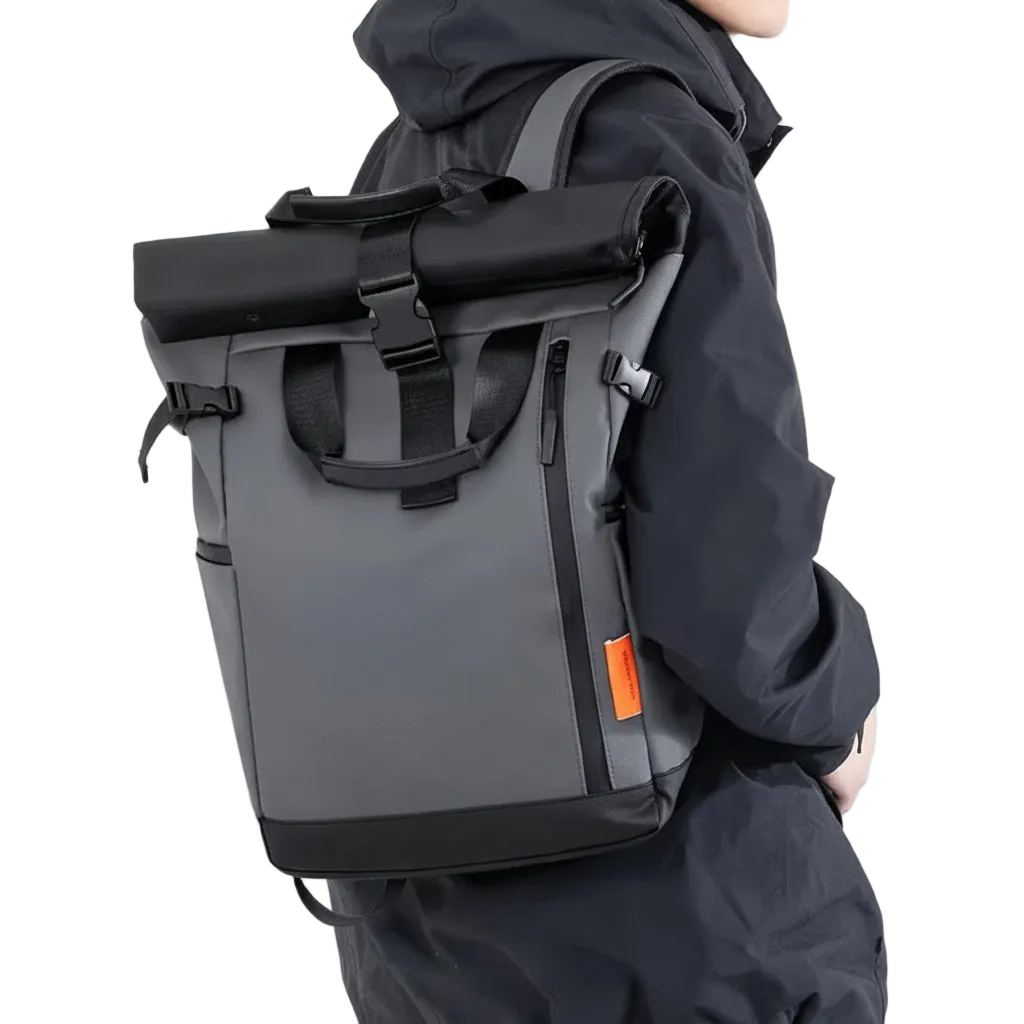 Sac à dos business en tissu Oxford résistant avec grande capacité extensible