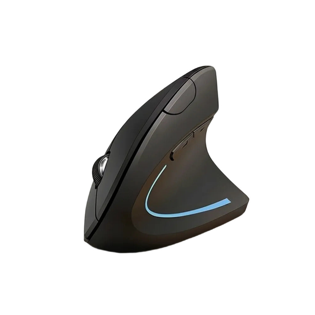 Souris verticale sans fil favorisant une position naturelle de la main