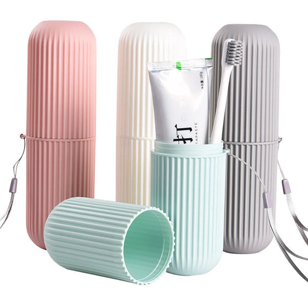 Boîte de rangement portable pour brosse à dents et dentifrice
