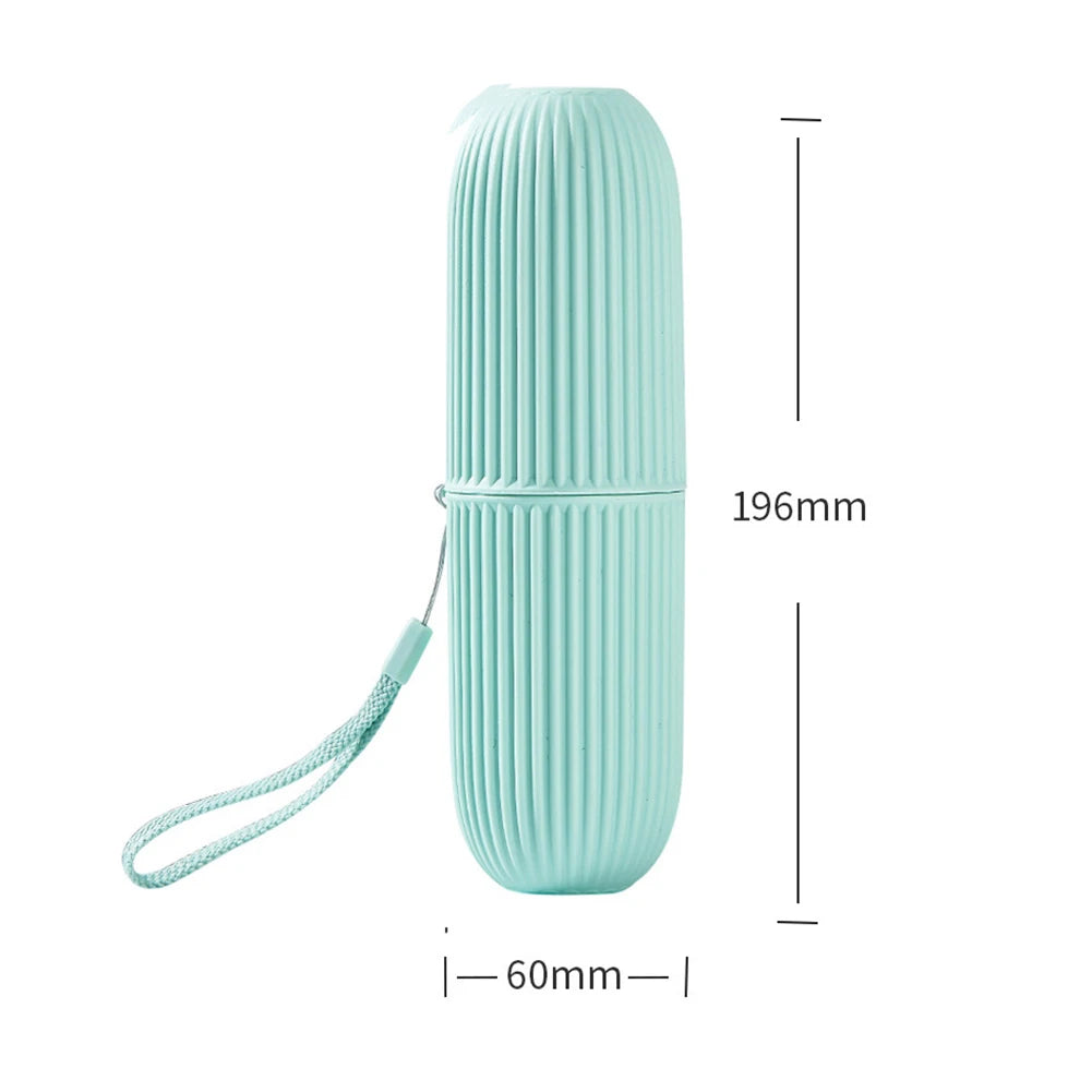 Étui brosse à dents disponible en gris, blanc, vert et rose